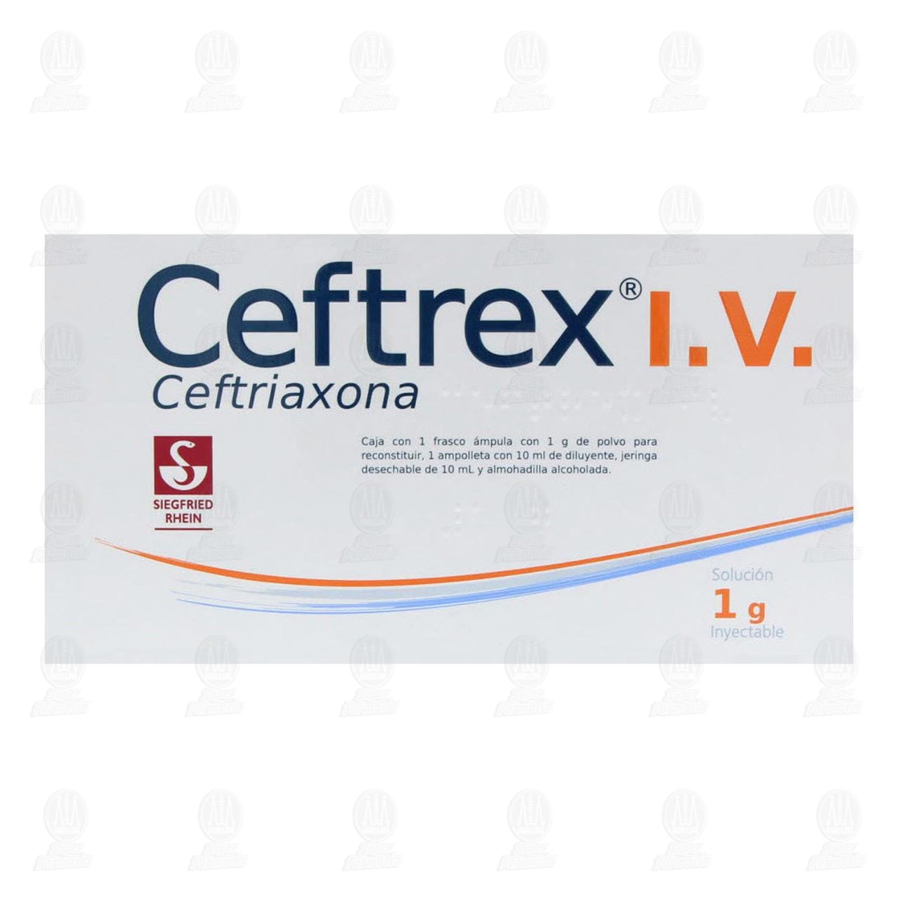 Ceftrex I.V. Soluci&oacute;n Inyectable, 1 gr. image number 1