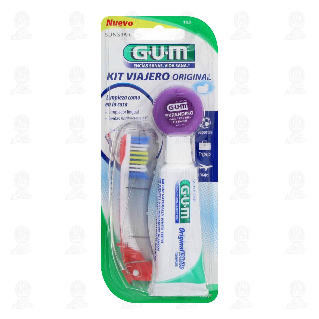 Kit Viajero Gum Original, 3 pzas. image number 0