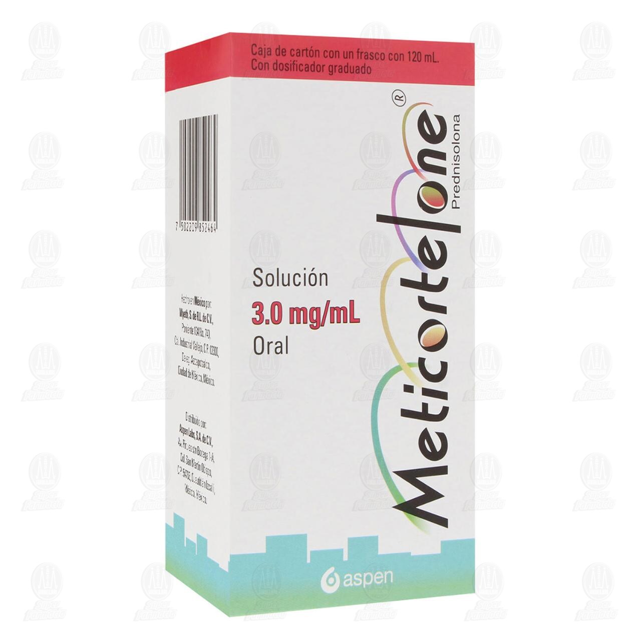 Meticortelone 3.0mg/ml Solución Oral, 120 ml.