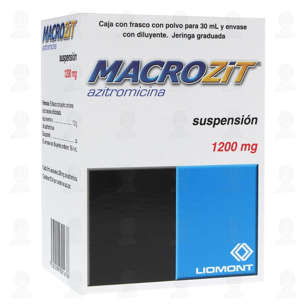 Macrozit 1200 mg, Suspensi&oacute;n 30 ml. image number 0