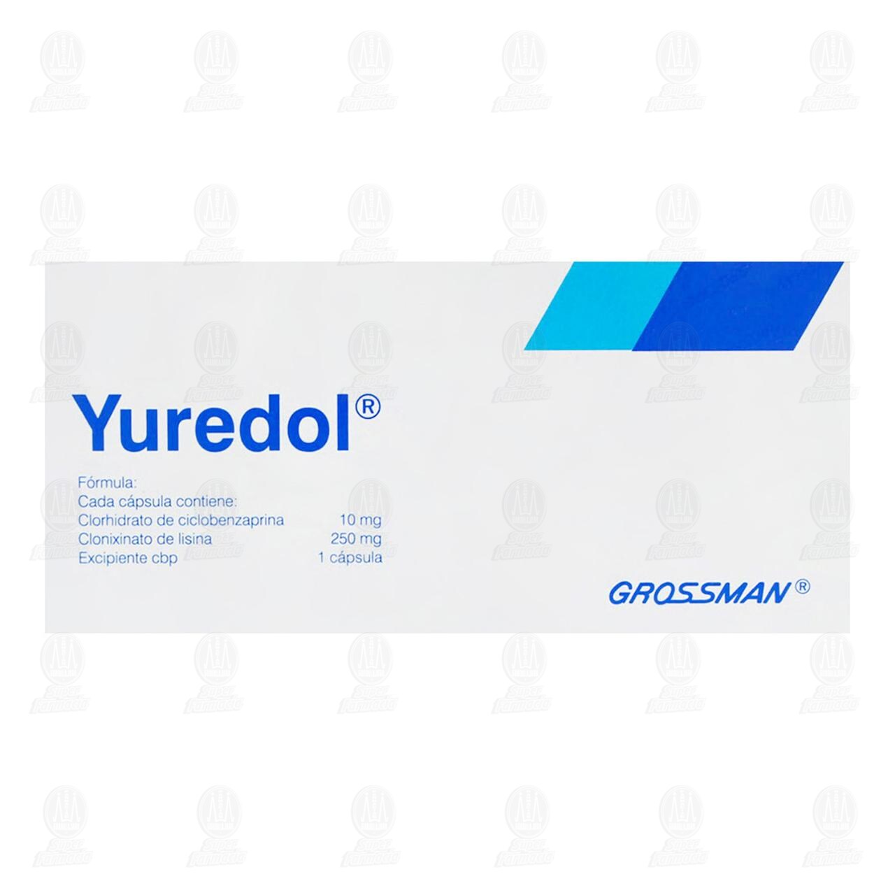 Yuredol 10mg/250mg, 30 C&aacute;psulas. image number 2
