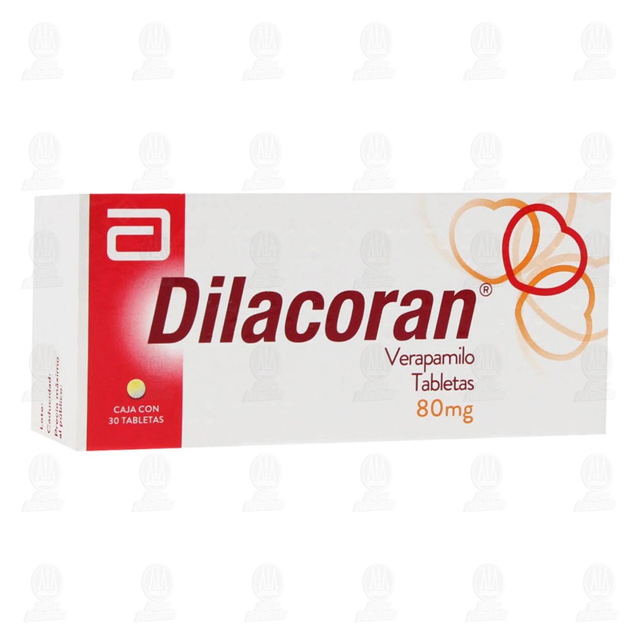 Dilacoran 80 mg, 30 Tabletas. image number 0