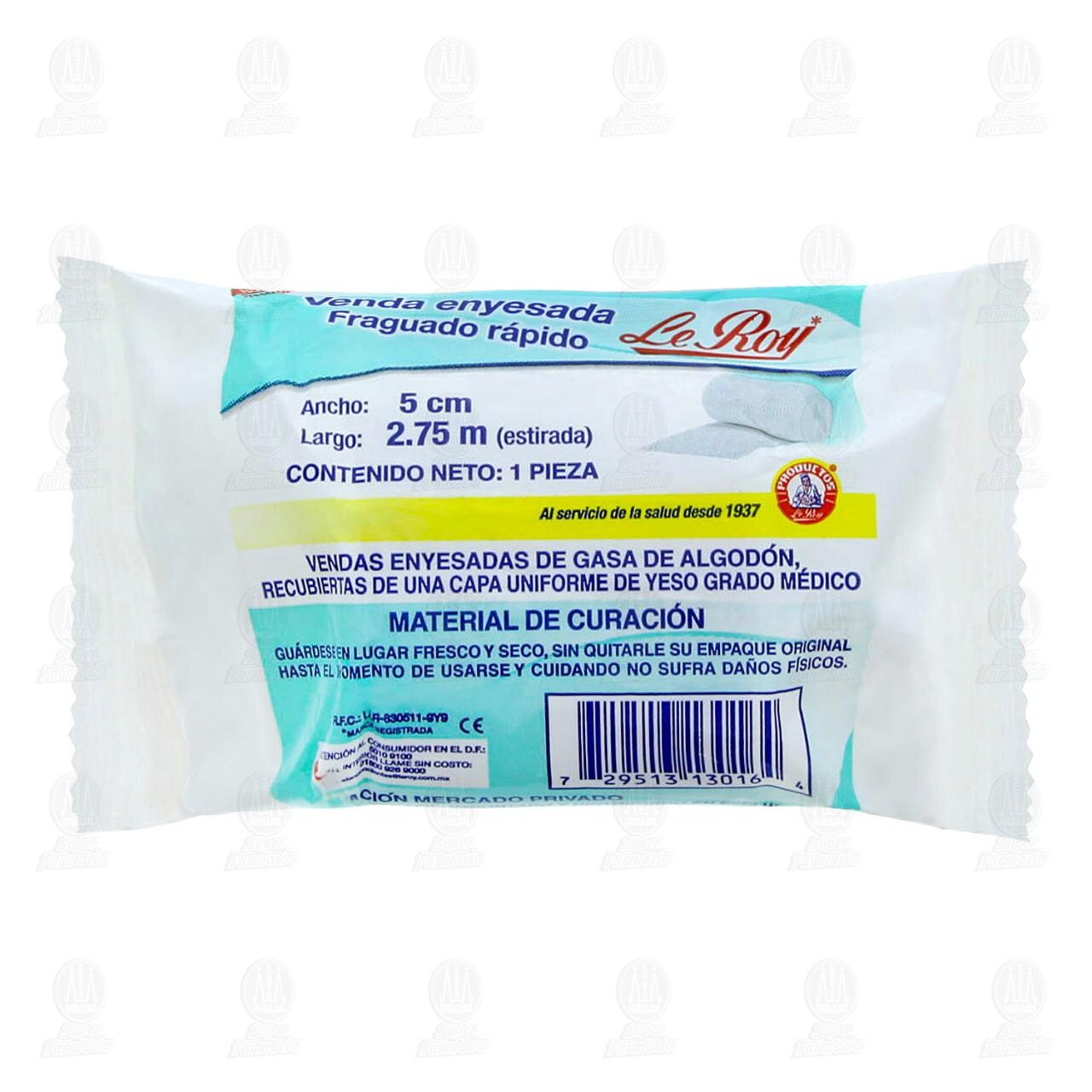 Venda Enyesada Le Roy 5cm x 2.75m, 1 pz.