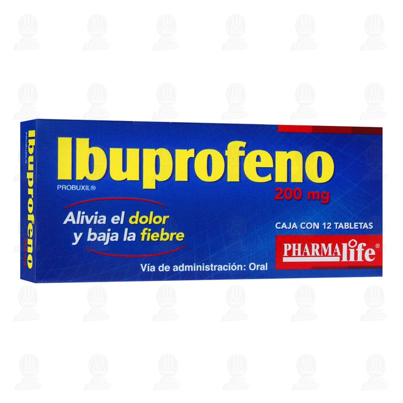 Ibuprofeno 200 mg, 12 Tabletas Pharmalife. image number 0