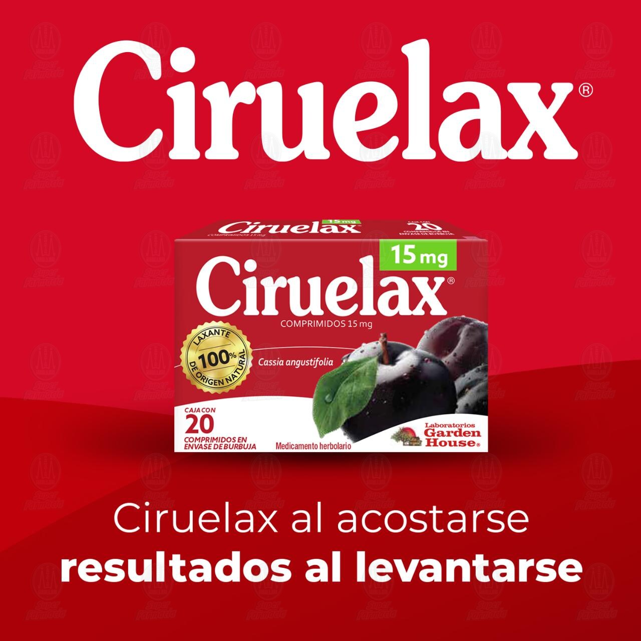 Ciruelax 15 mg, 20 Comprimidos. image number 4