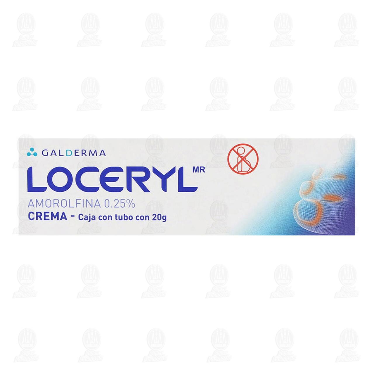 Loceryl 0.25% Crema, 20 gr. image number 1