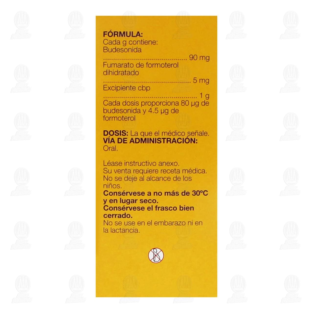 Symbicort Turbuhaler Polvo 80mcg/4.5mcg, 60 Dosis. image number 2