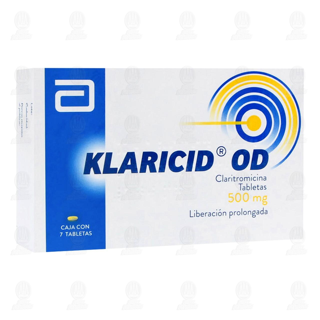 Klaricid OD 500 mg, 7 Tabletas. image number 0