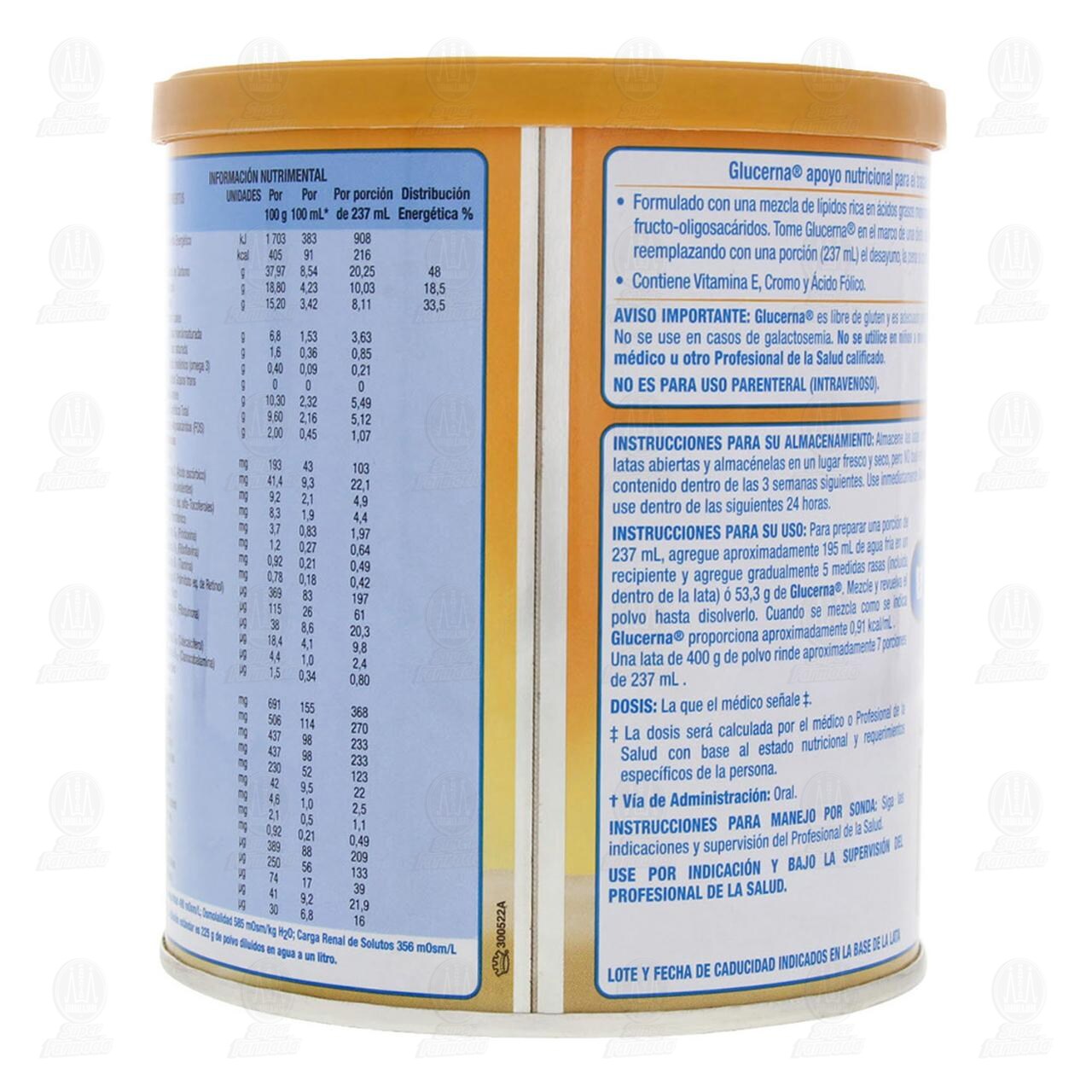 Glucerna en Polvo Sabor a Vainilla, 400 gr. image number 2