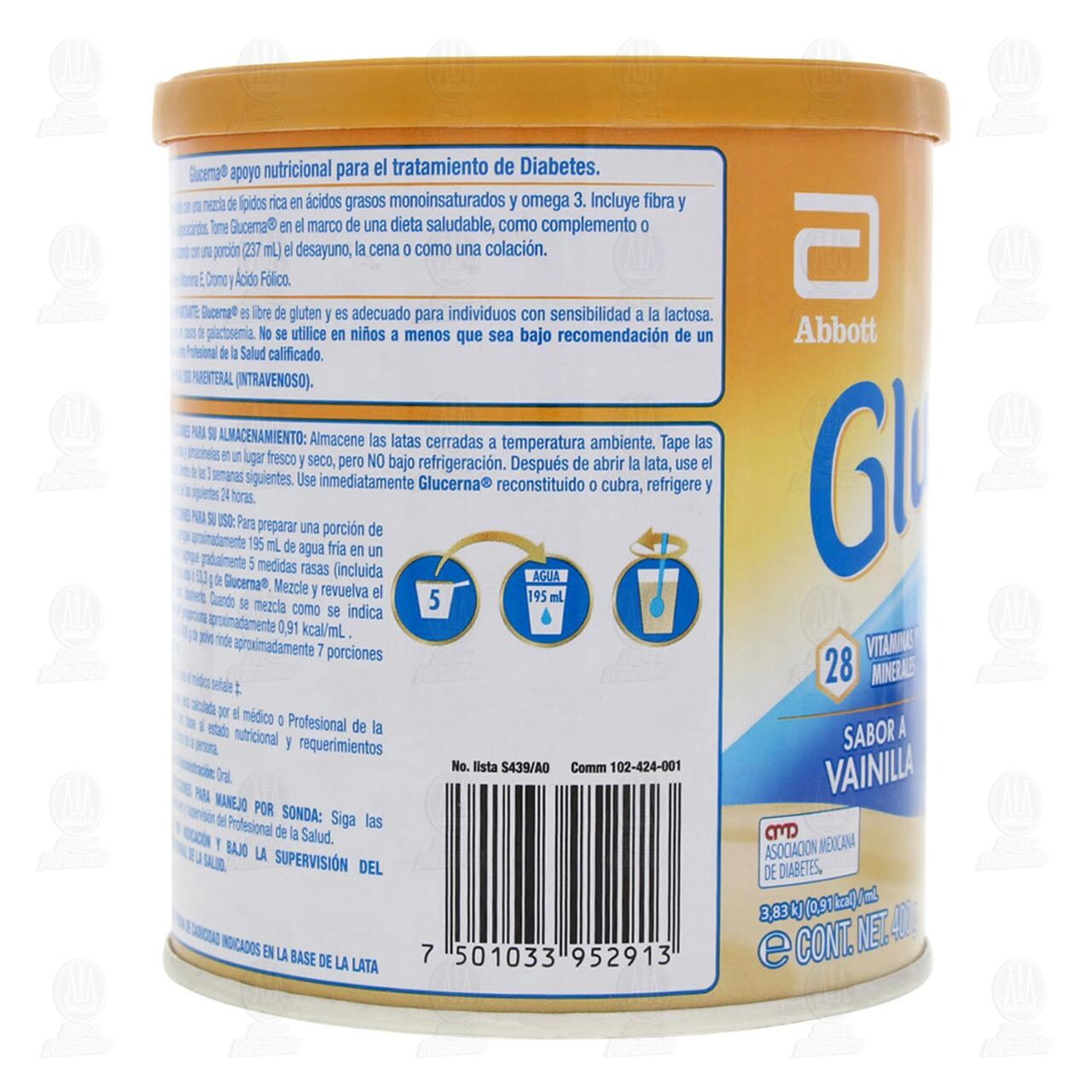 Glucerna en Polvo Sabor a Vainilla, 400 gr. image number 4