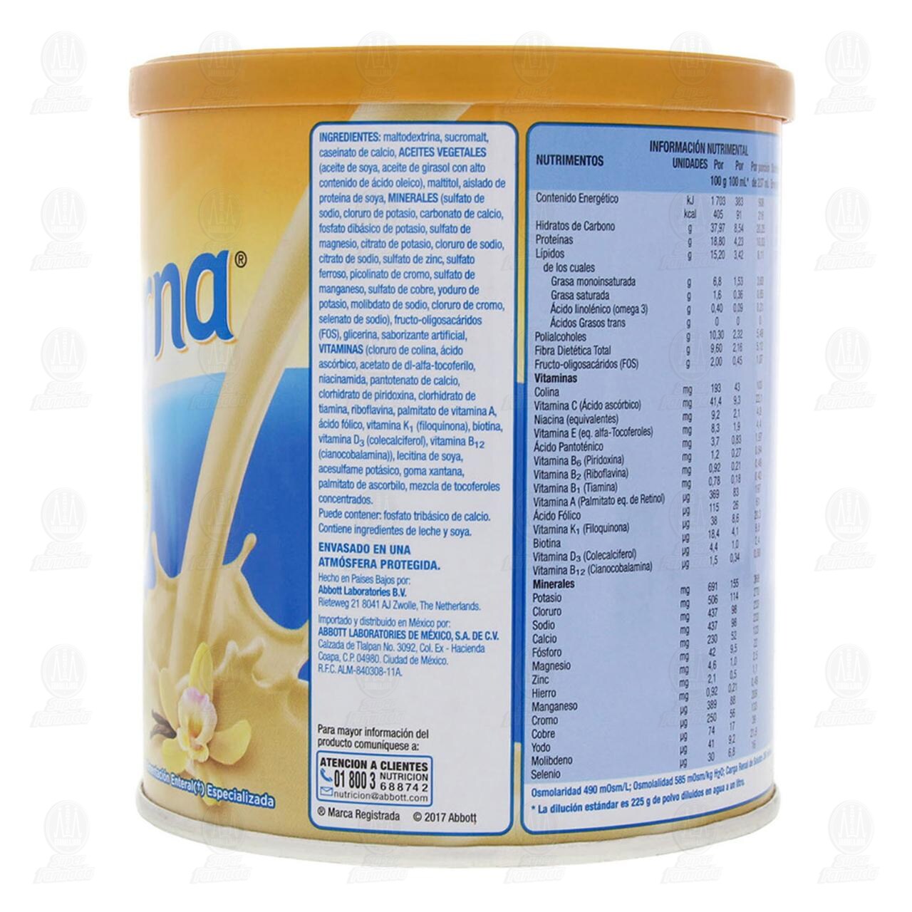 Glucerna en Polvo Sabor a Vainilla, 400 gr. image number 3