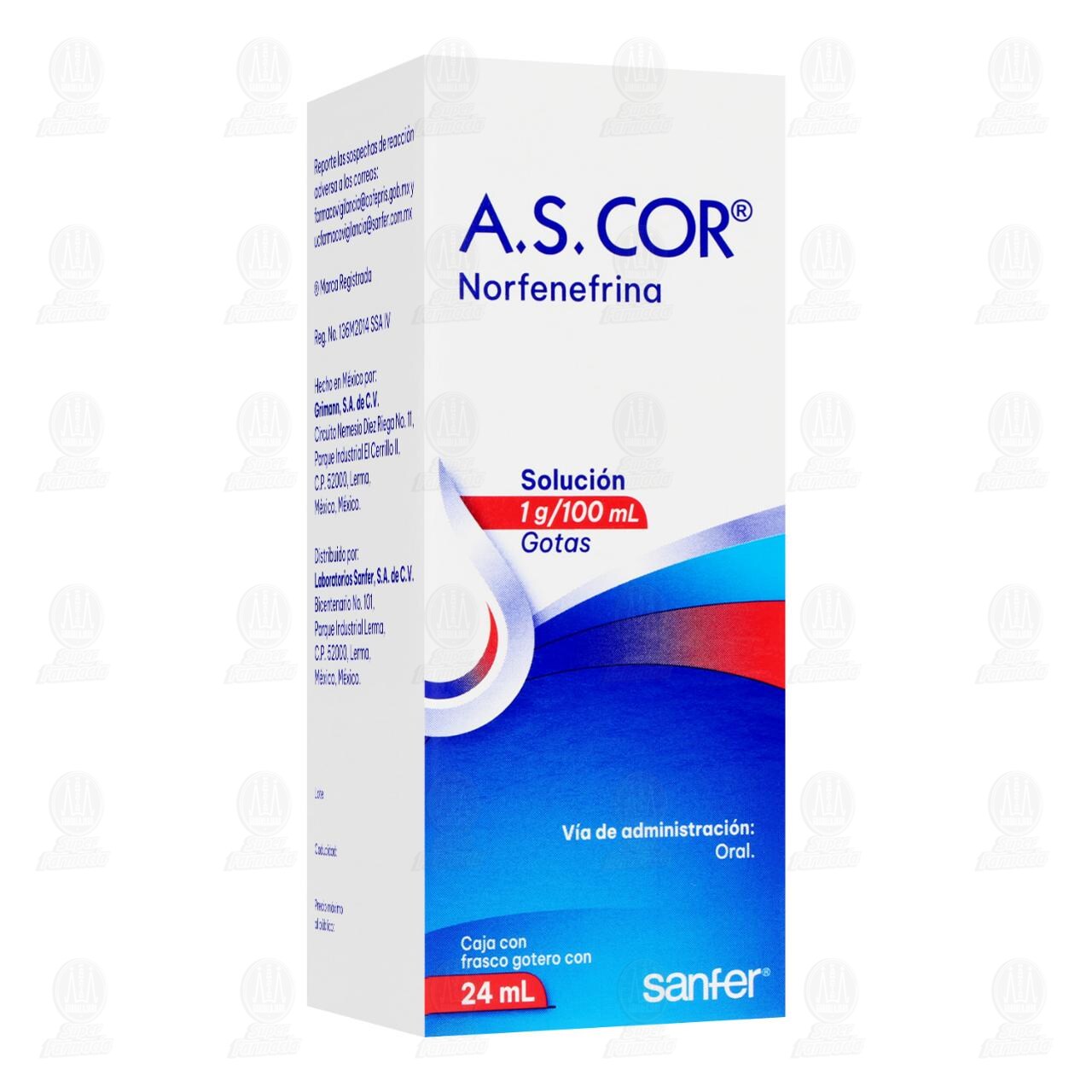 A.S. Cor Solución, 24 ml.