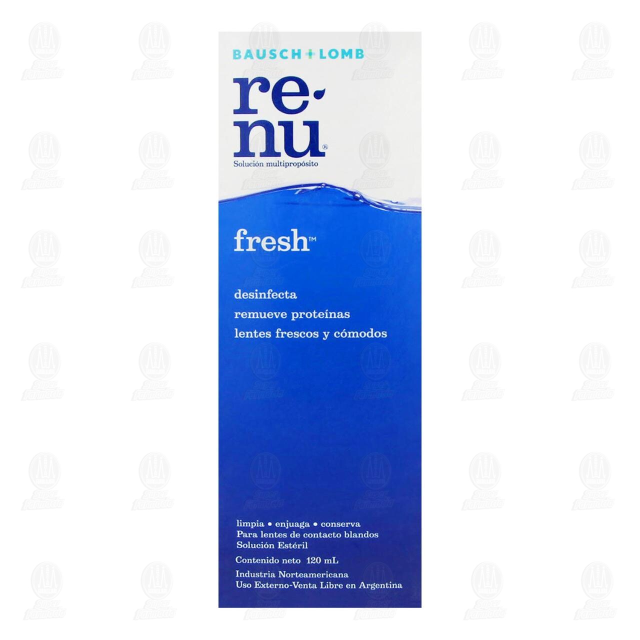 Renu Fresh Solución, 120 ml. image number 1