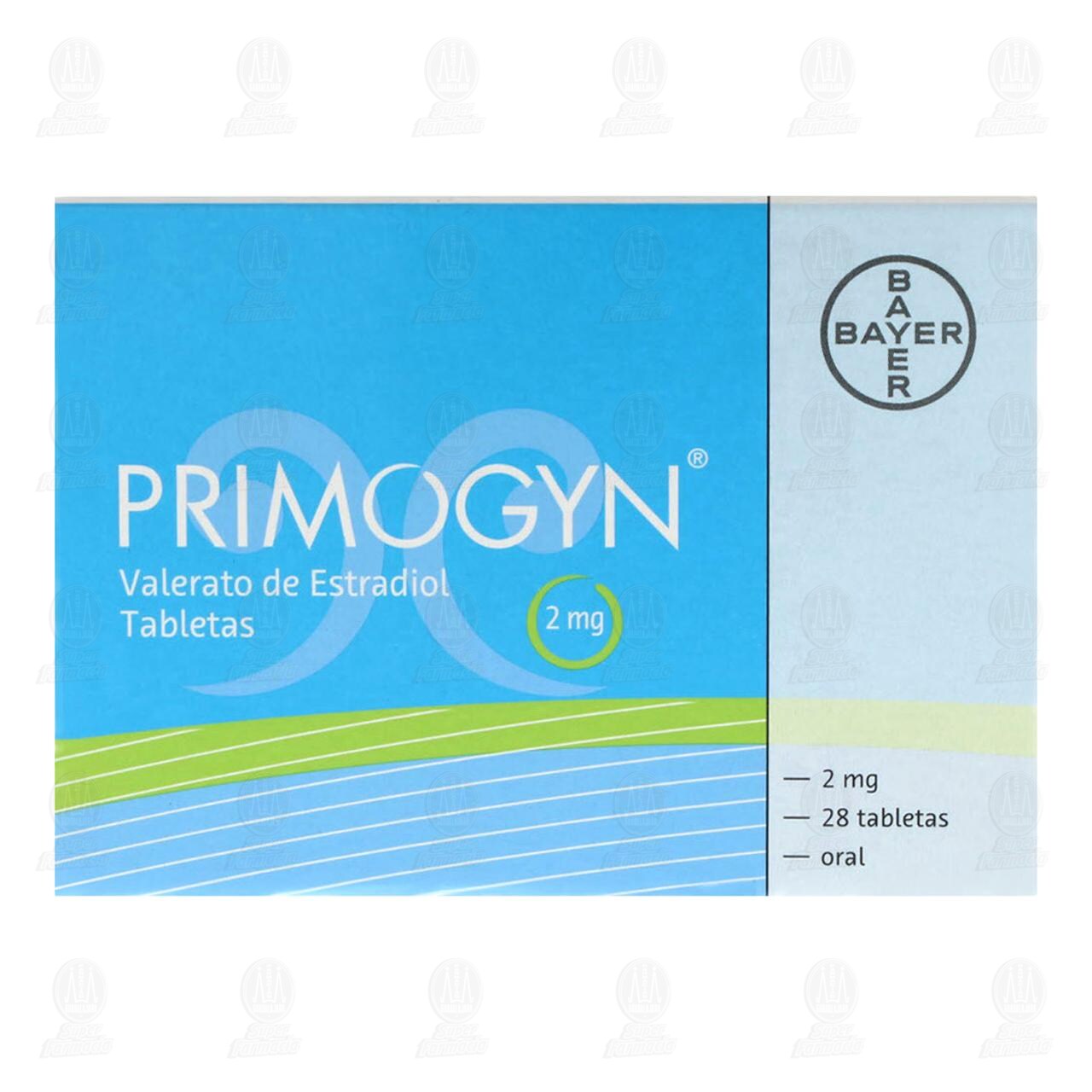 Primogyn 2 mg, 28 Tabletas. image number 1
