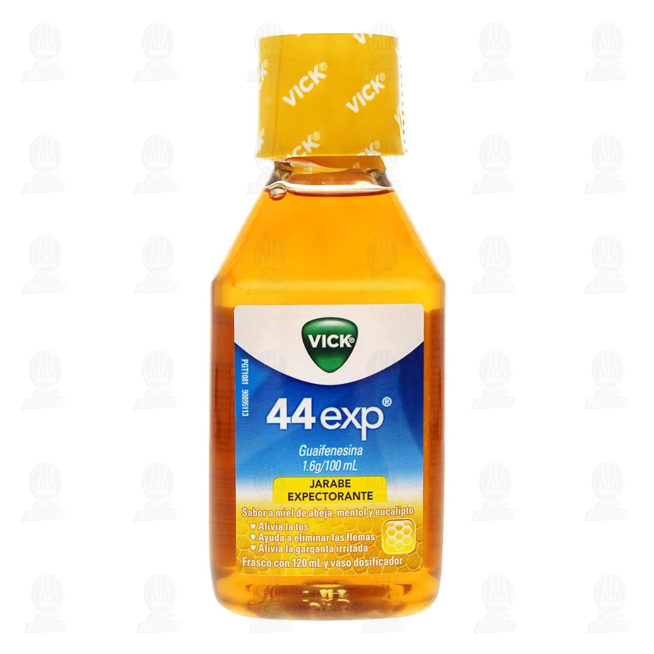 Vick 44 Jarabe Exp Sabor a Miel de Abeja, Mentol y Eucalipto, 120 ml. image number 1