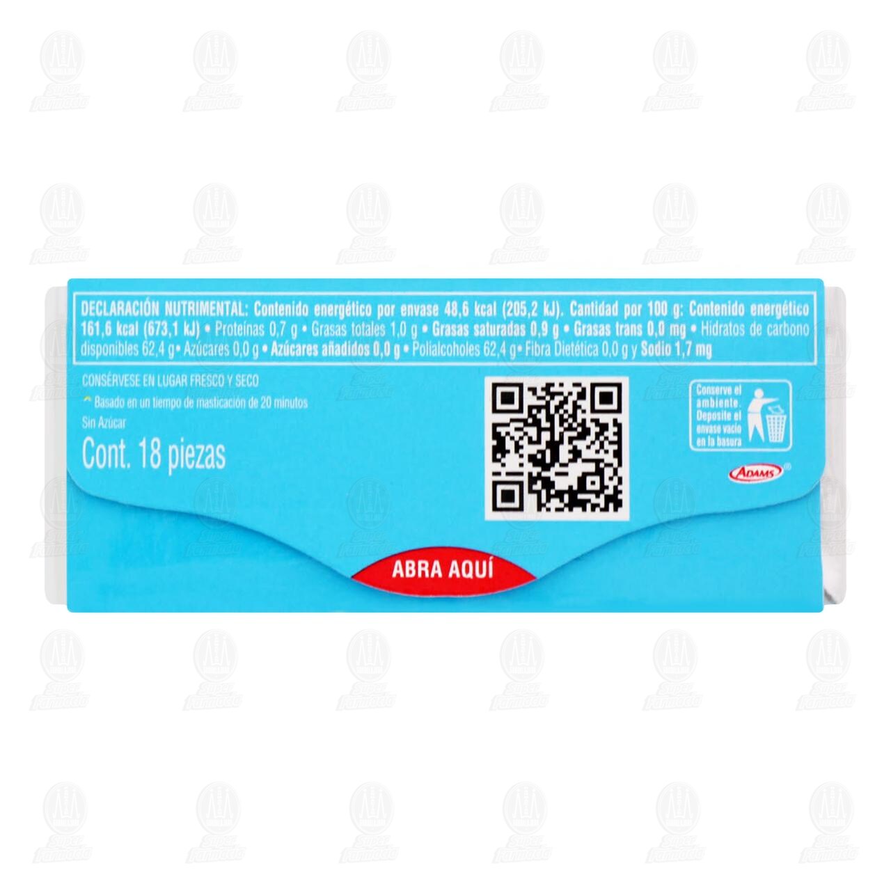 Goma de Mascar Trident Freshmint, 30.6 gr. image number 1