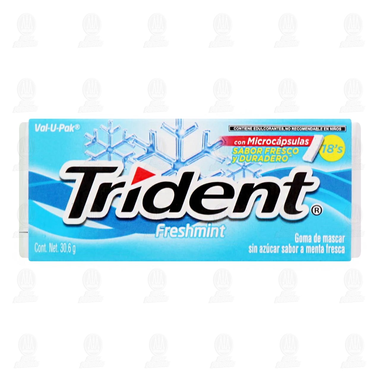 Imagen para Goma de Mascar Trident Freshmint, 30.6 gr.