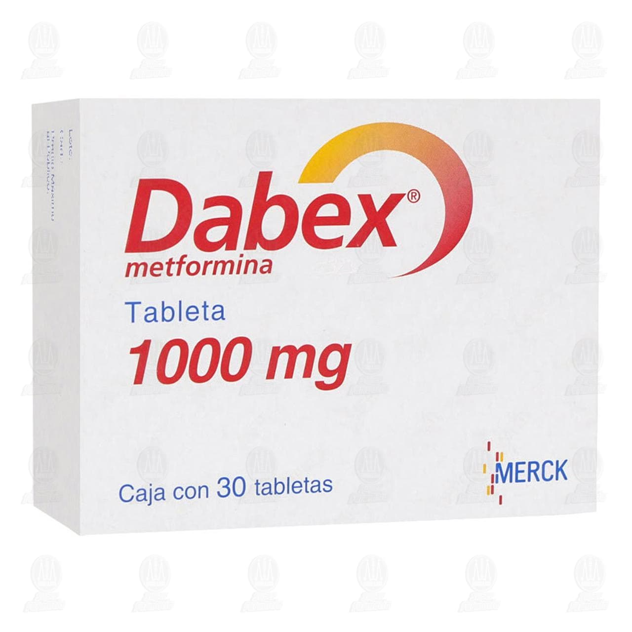 Dabex 1000 mg, 30 Tabletas.