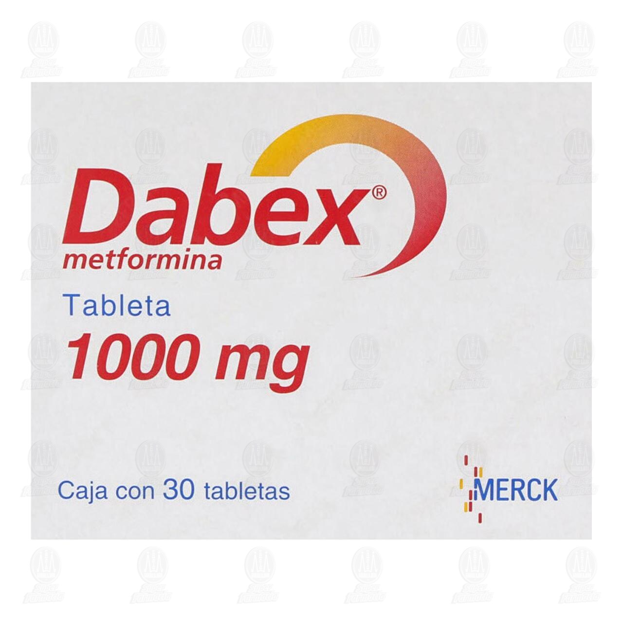 Dabex 1000 mg, 30 Tabletas. image number 1
