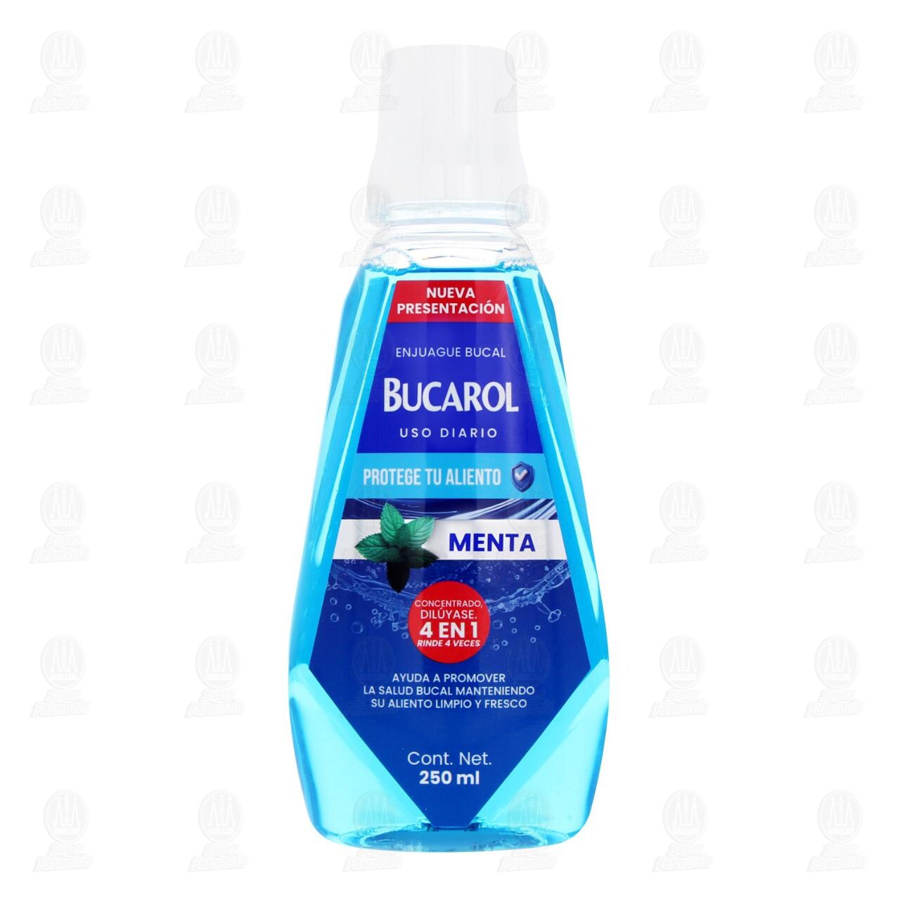 Enjuague Bucal Bucarol Concentrado Menta, 250 ml. image number 1