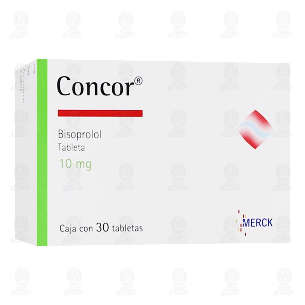 Concor 10 mg, 30 Tabletas. image number 0