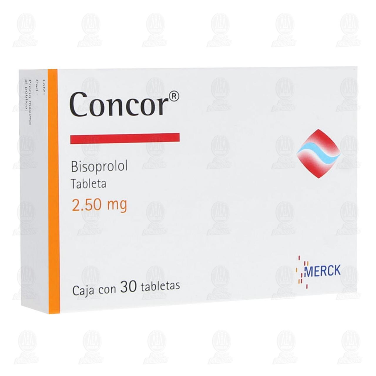 Concor 2.50 mg, 30 Tabletas. image number 0