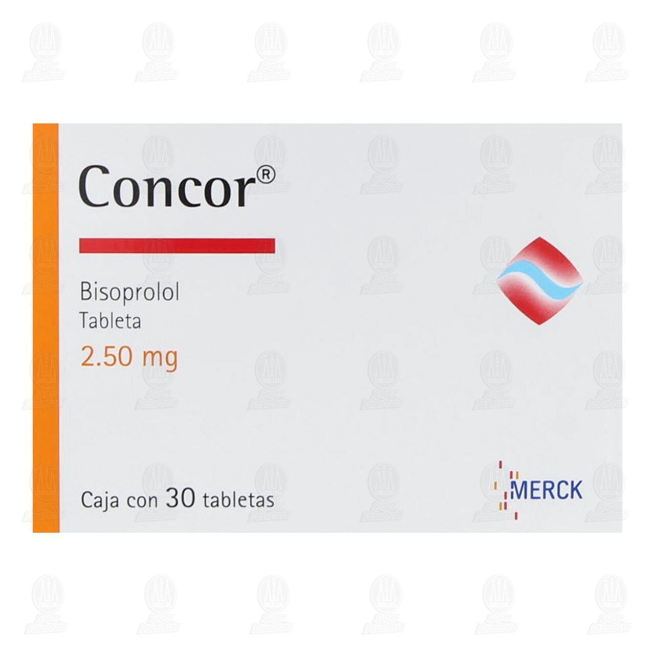 Concor 2.50 mg, 30 Tabletas. image number 1