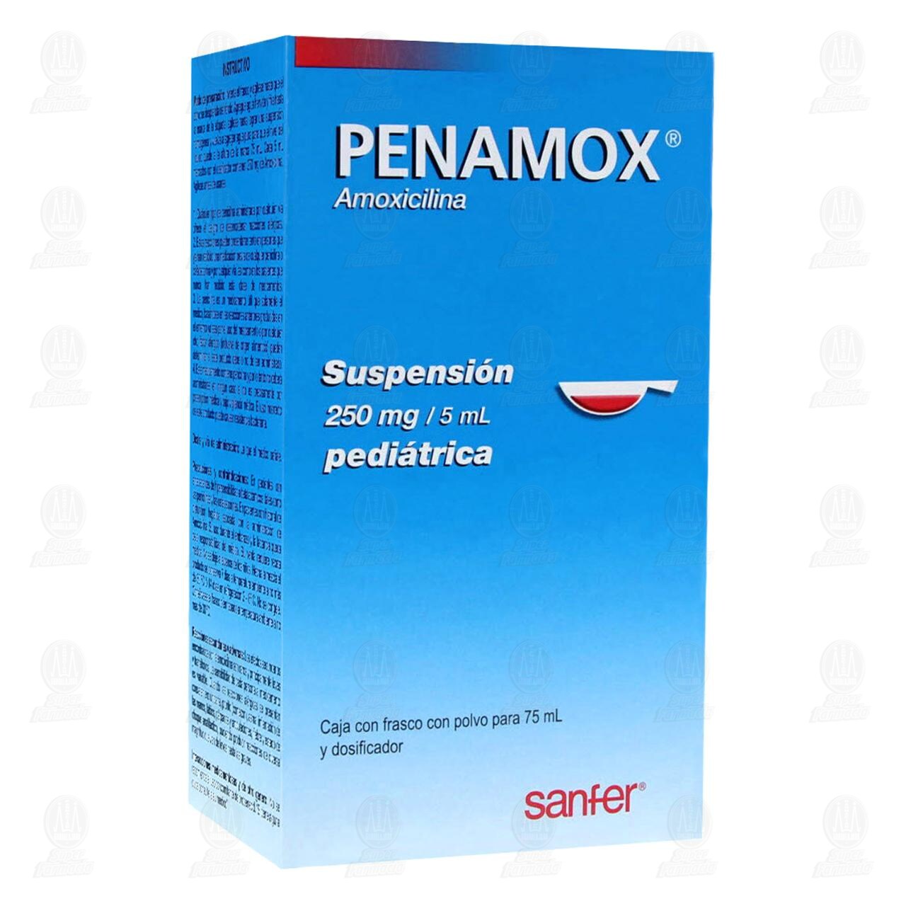 Penamox Suspensi&oacute;n Pedi&aacute;trica, 250mg/5ml. image number 0