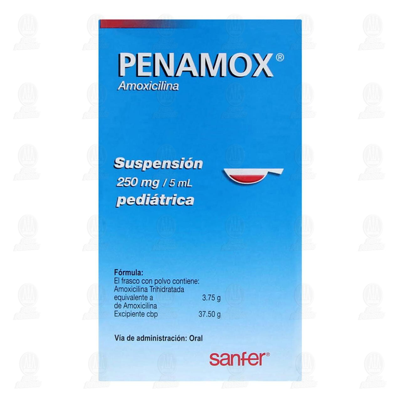 Penamox Suspensi&oacute;n Pedi&aacute;trica, 250mg/5ml. image number 2
