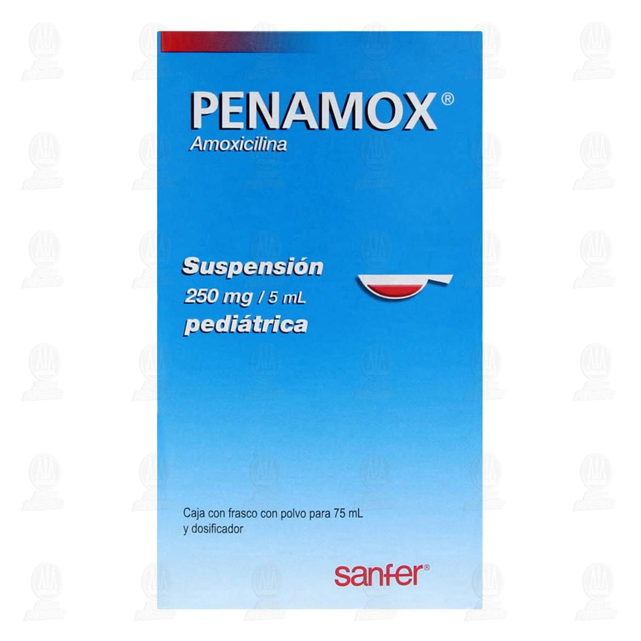 Penamox Suspensi&oacute;n Pedi&aacute;trica, 250mg/5ml. image number 1