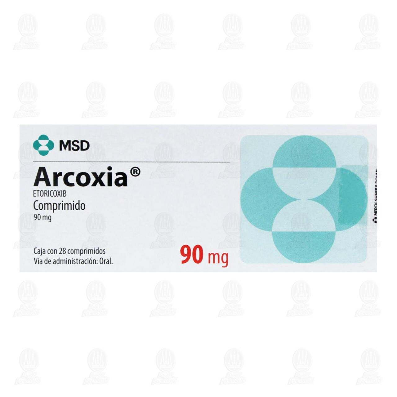 Arcoxia 90 mg, 28 Comprimidos. image number 1