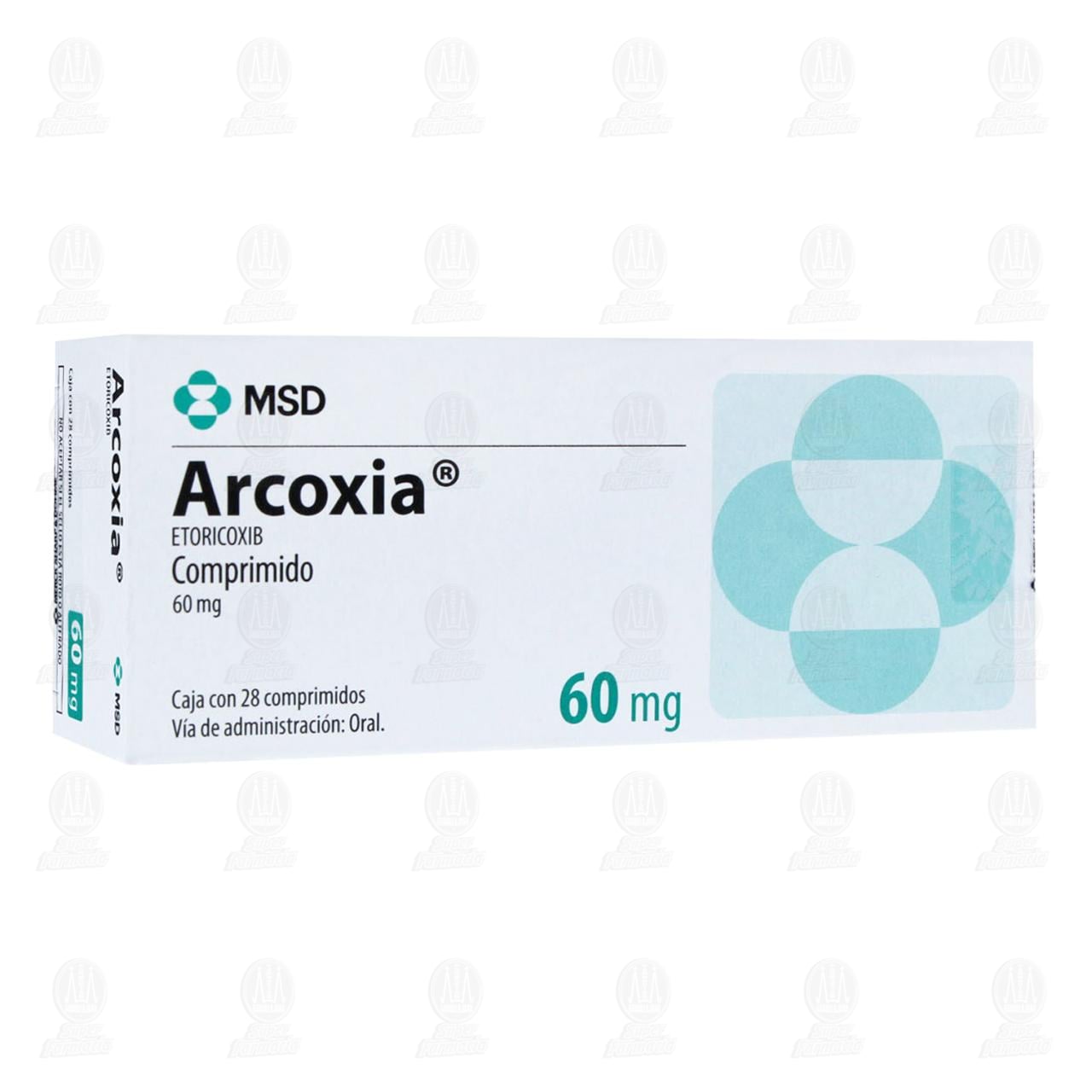 Arcoxia 60 mg, 28 Comprimidos. image number 0