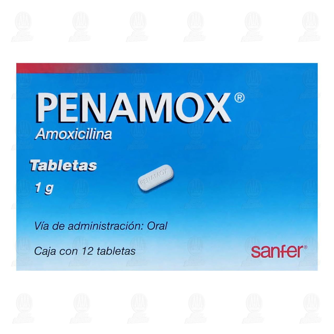 Penamox 1 gr, 12 Tabletas. image number 1