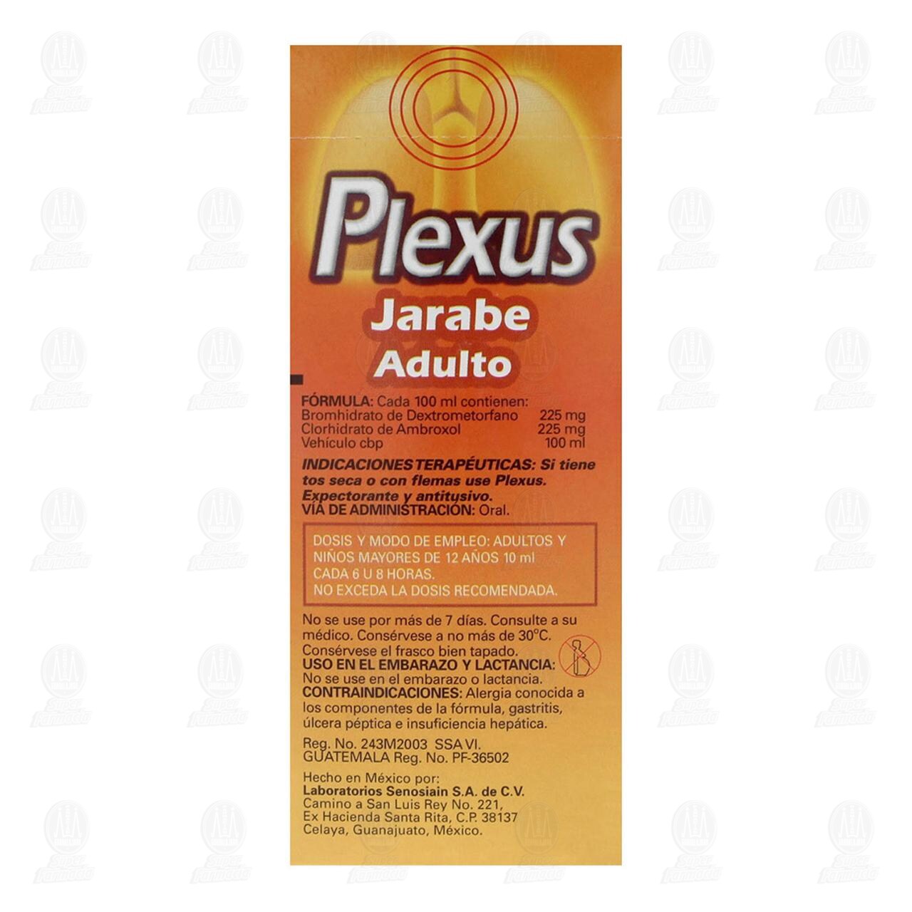 Plexus Jarabe Adulto, 150 ml. image number 3