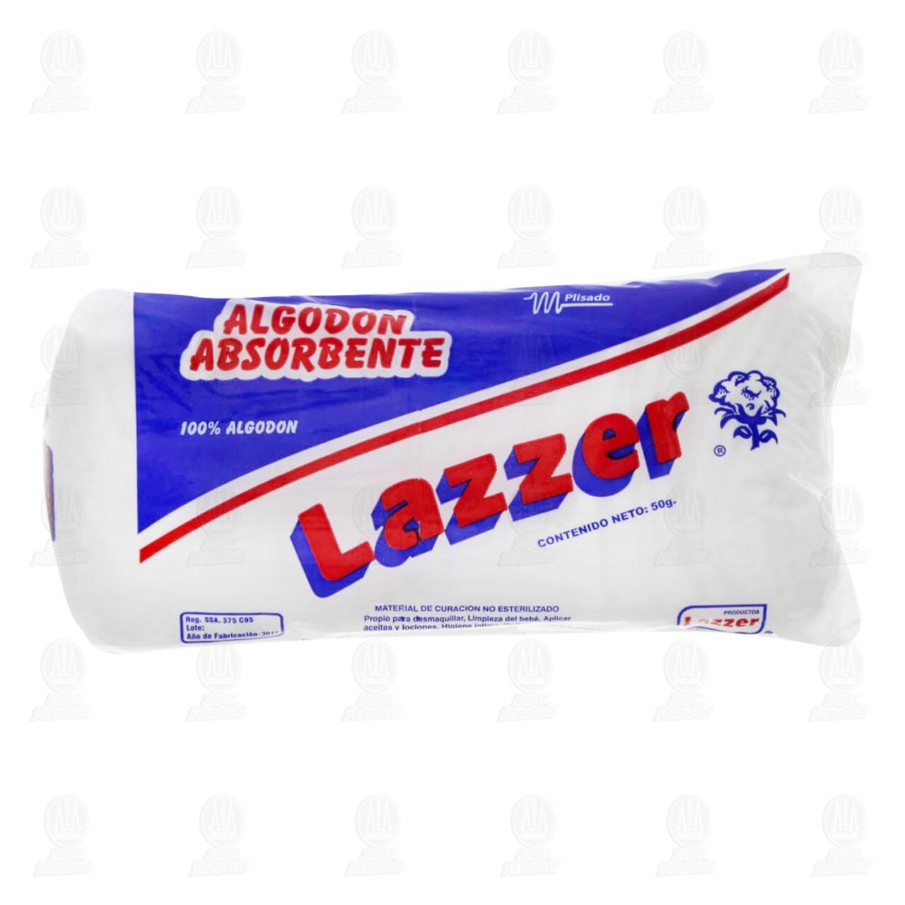 Algod&oacute;n Lazzer Plisado, 50 gr.