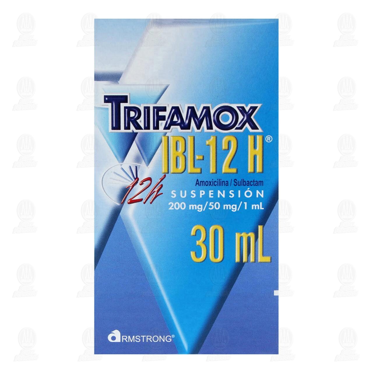 Trifamox IBL-12 H 200mg/50mg/1ml, Suspensi&oacute;n 30 ml. image number 1