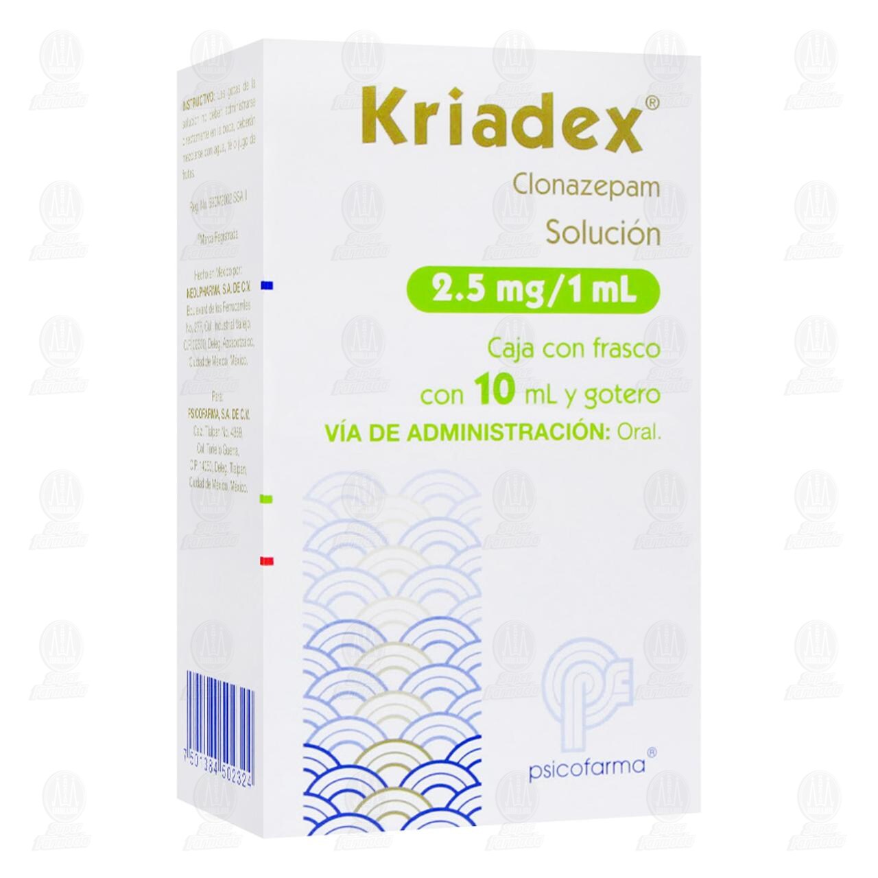 Kriadex 2.5mg/1ml Soluci&oacute;n, 10 ml. image number 0