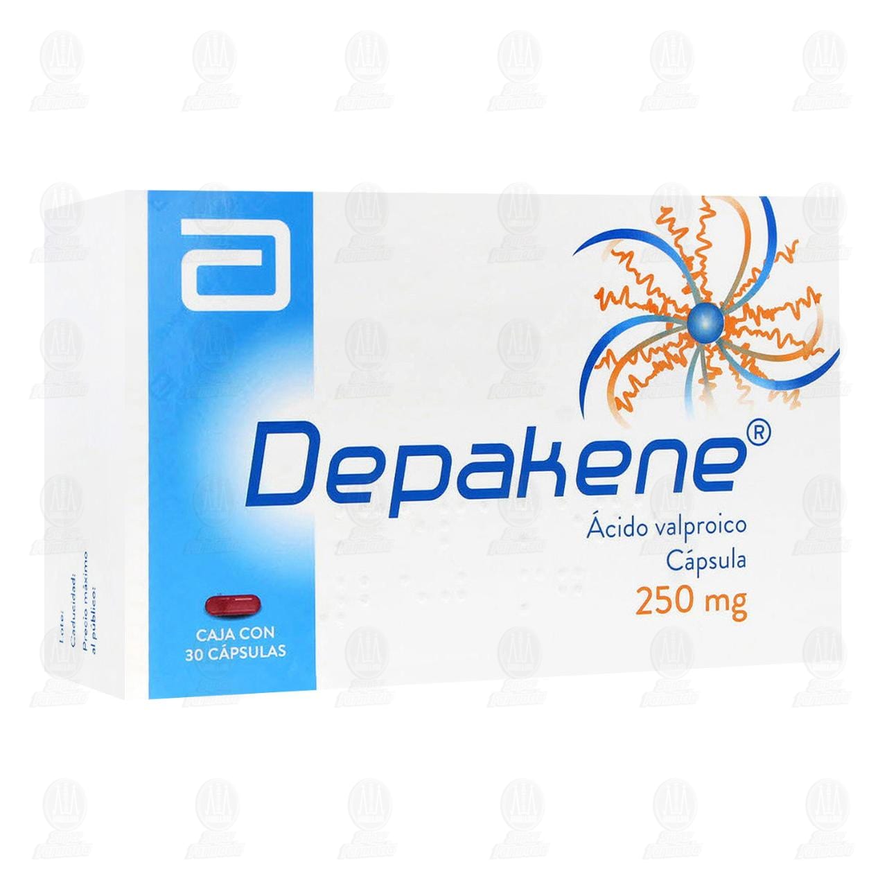Imagen para Depakene 250mg 30 Cápsulas