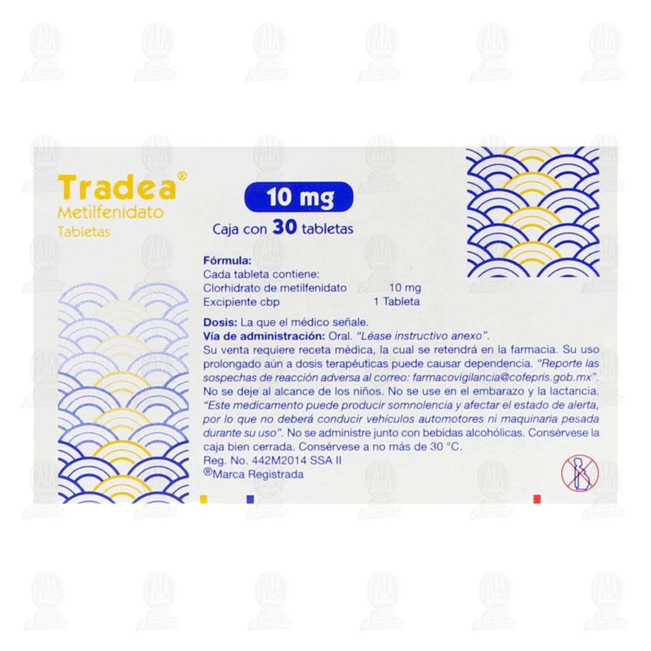 Tradea 10 mg, 30 Tabletas. image number 2