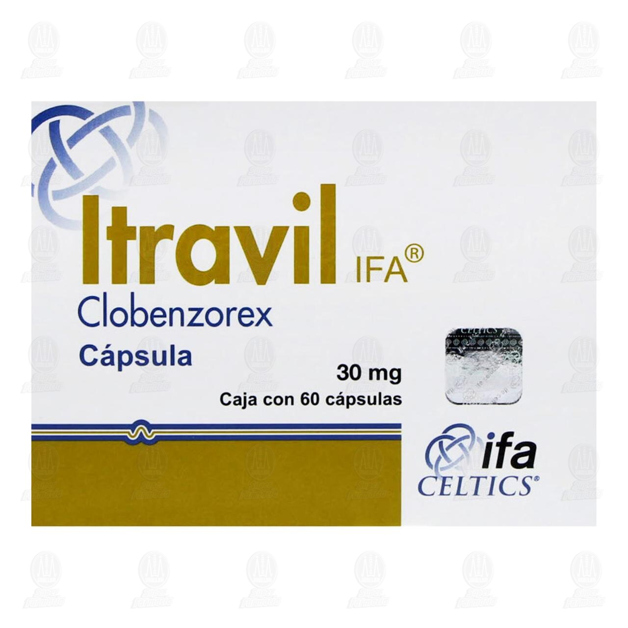 Itravil Ifa 30 mg, 60 C&aacute;psulas. image number 1