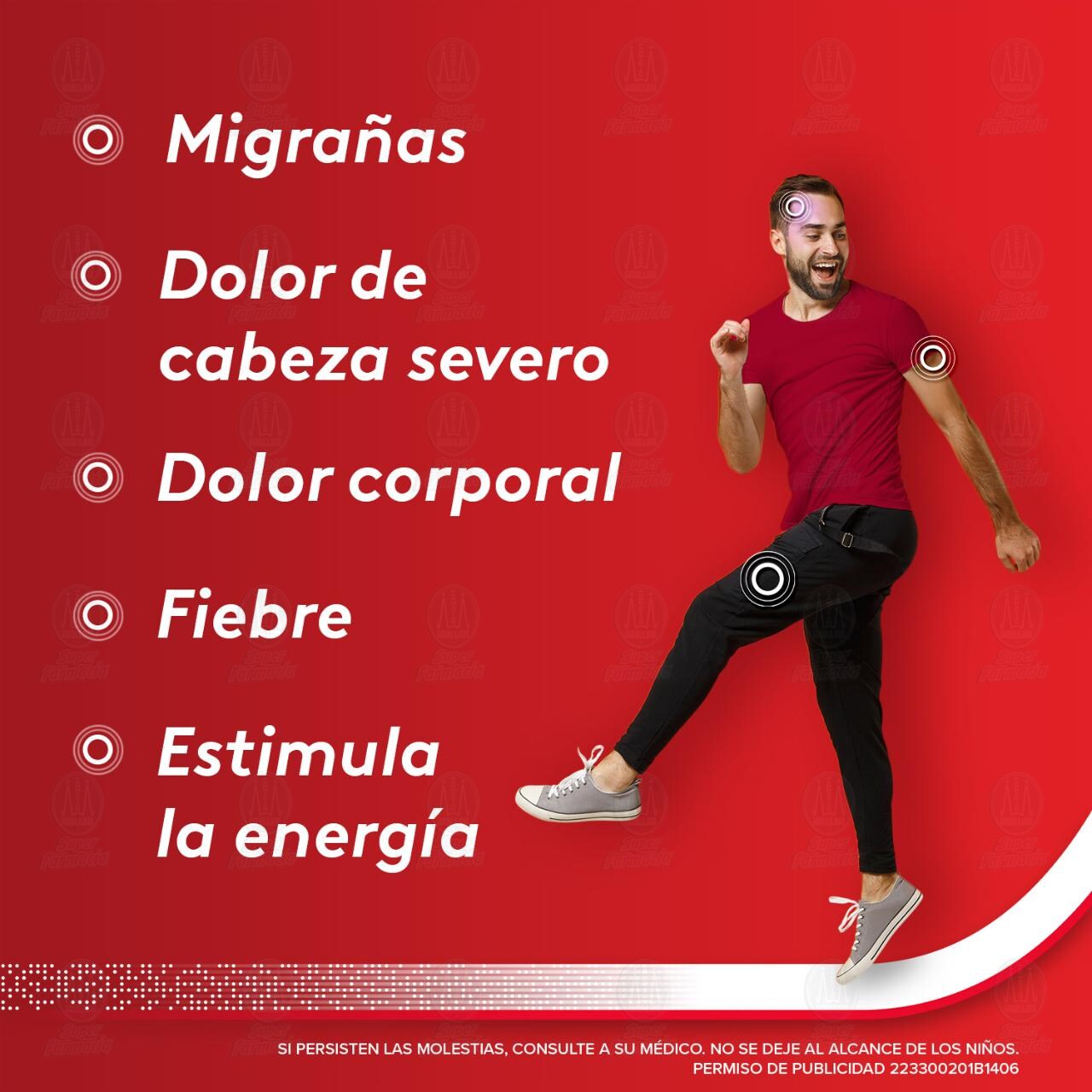 Cafiaspirina Forte Alivio de Dolores Severos y Migra&ntilde;a 650mg/65mg, 24 Tabletas. image number 3