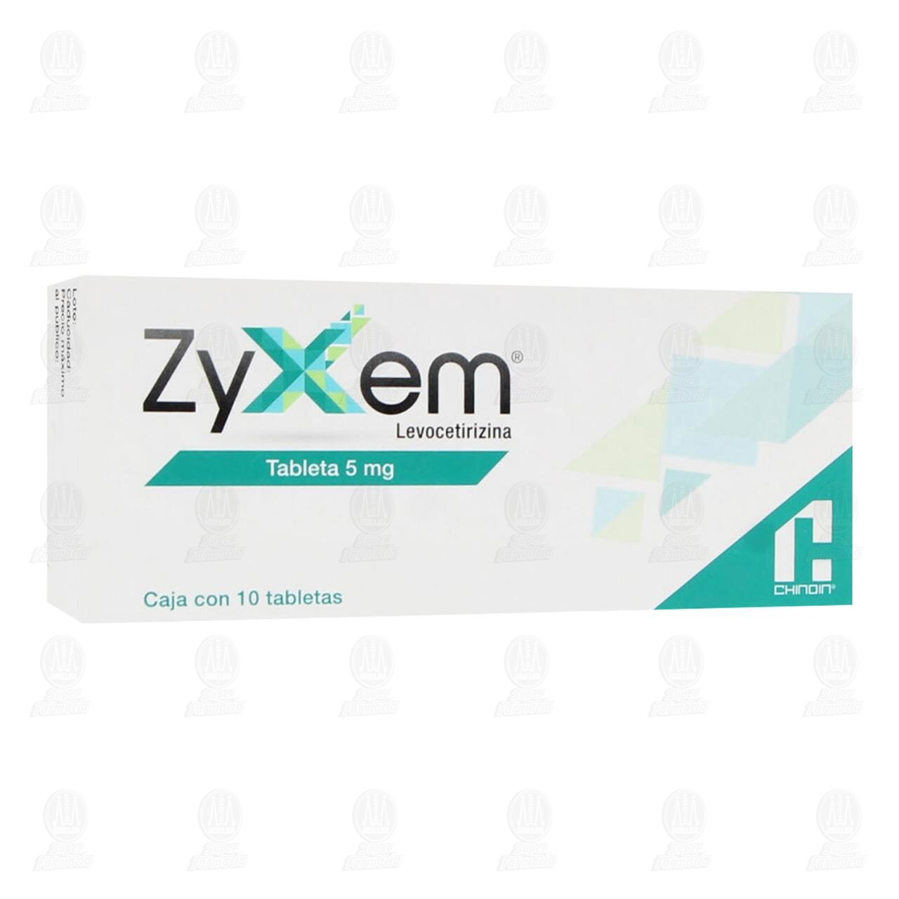 Zyxem 5 mg, 10 Tabletas.
