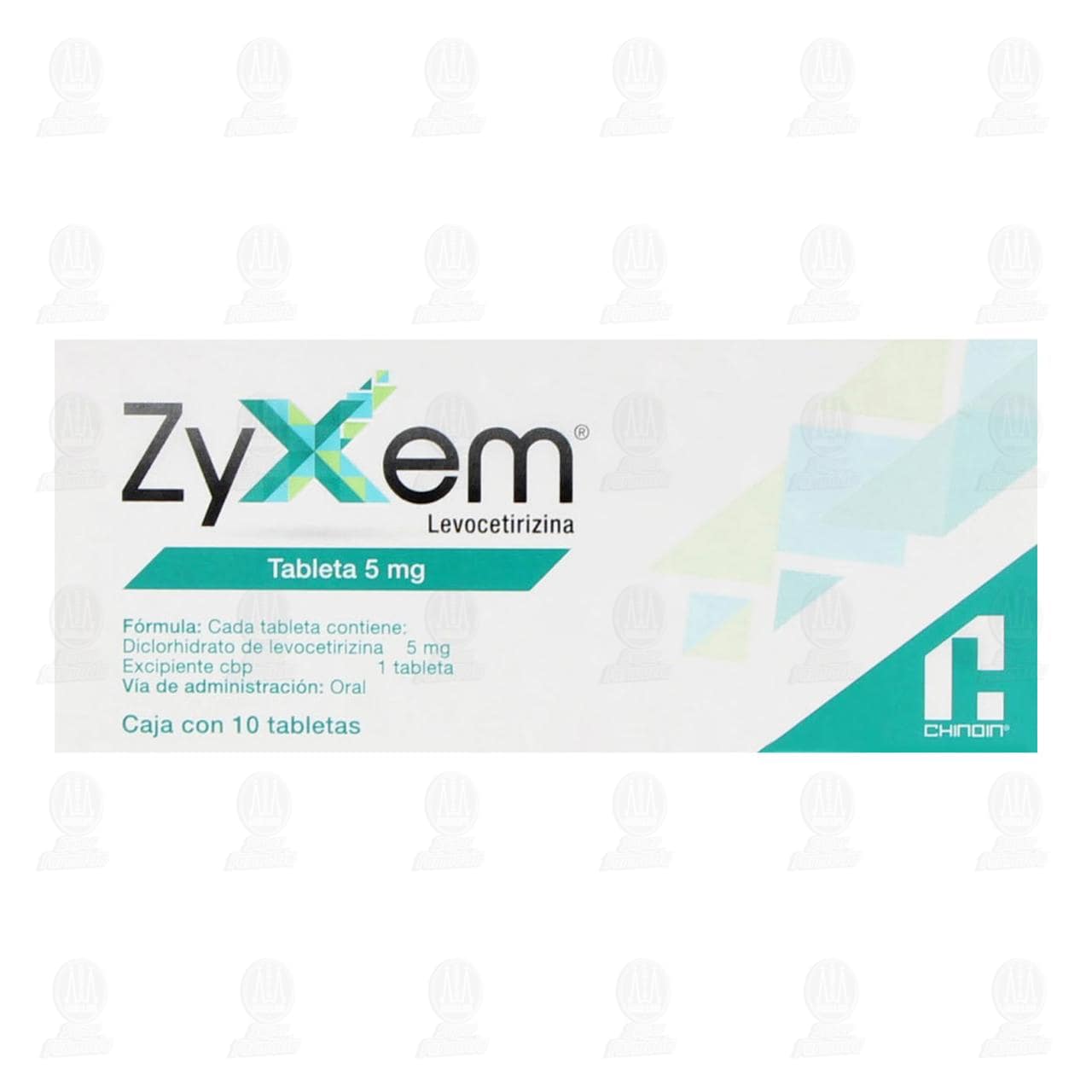 Zyxem 5 mg, 10 Tabletas. image number 2