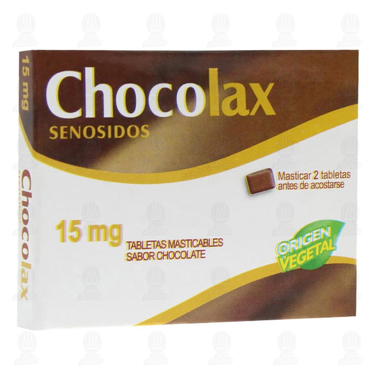 Chocolax 15 mg, 18 Tabletas Pharmalife. image number 0