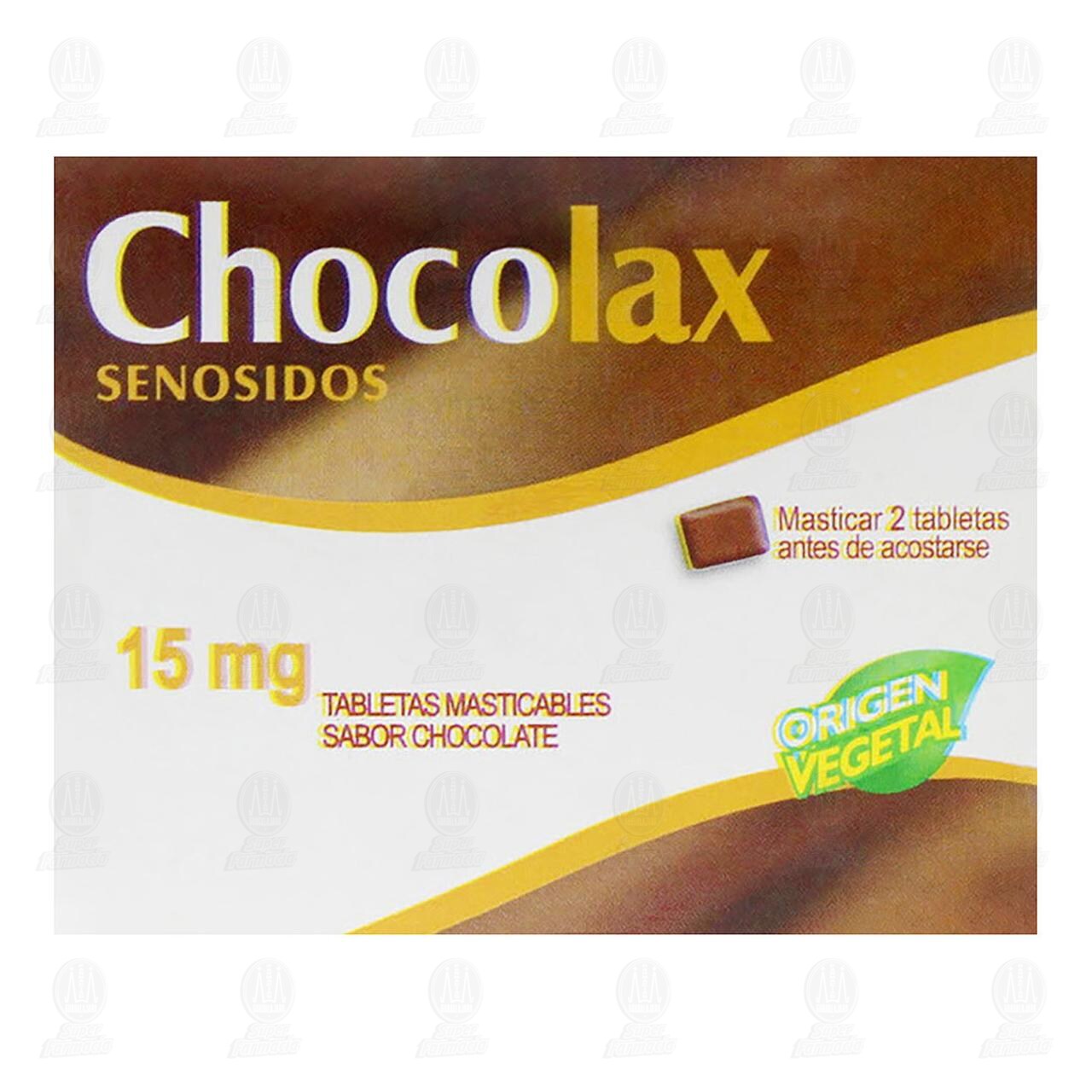 Chocolax 15 mg, 18 Tabletas Pharmalife. image number 1