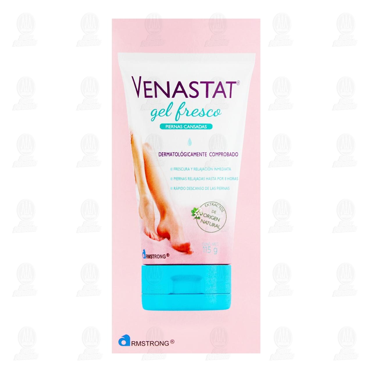 Venastat Gel Fresco para Piernas Cansadas, 115 gr. image number 2