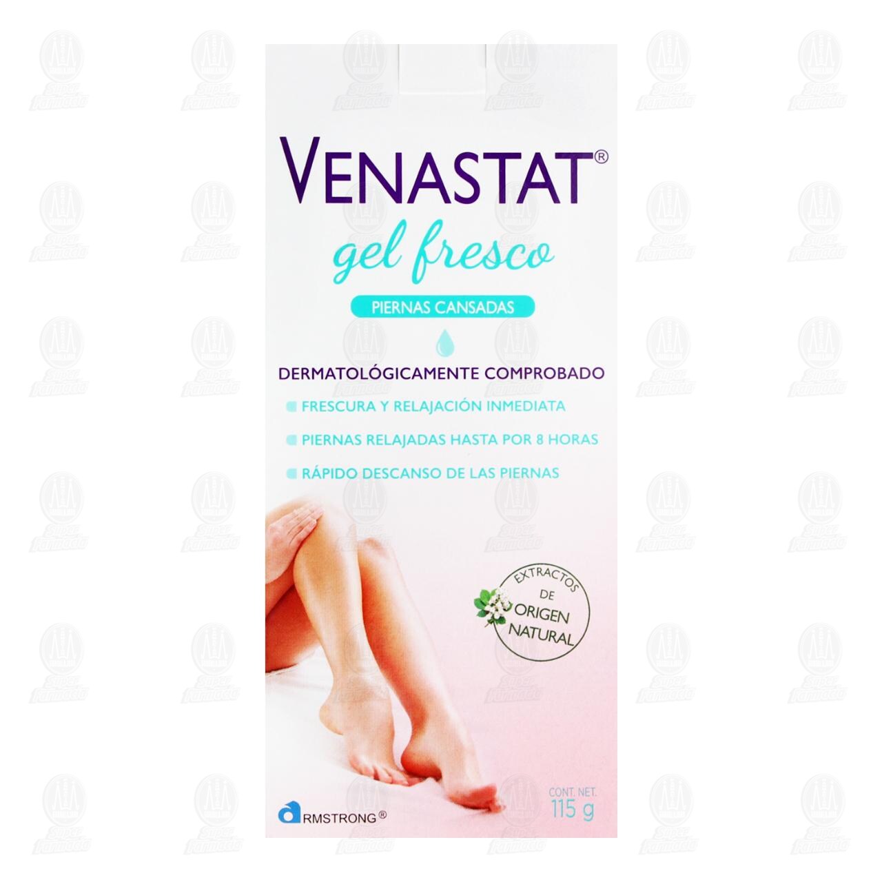 Venastat Gel Fresco para Piernas Cansadas, 115 gr. image number 1