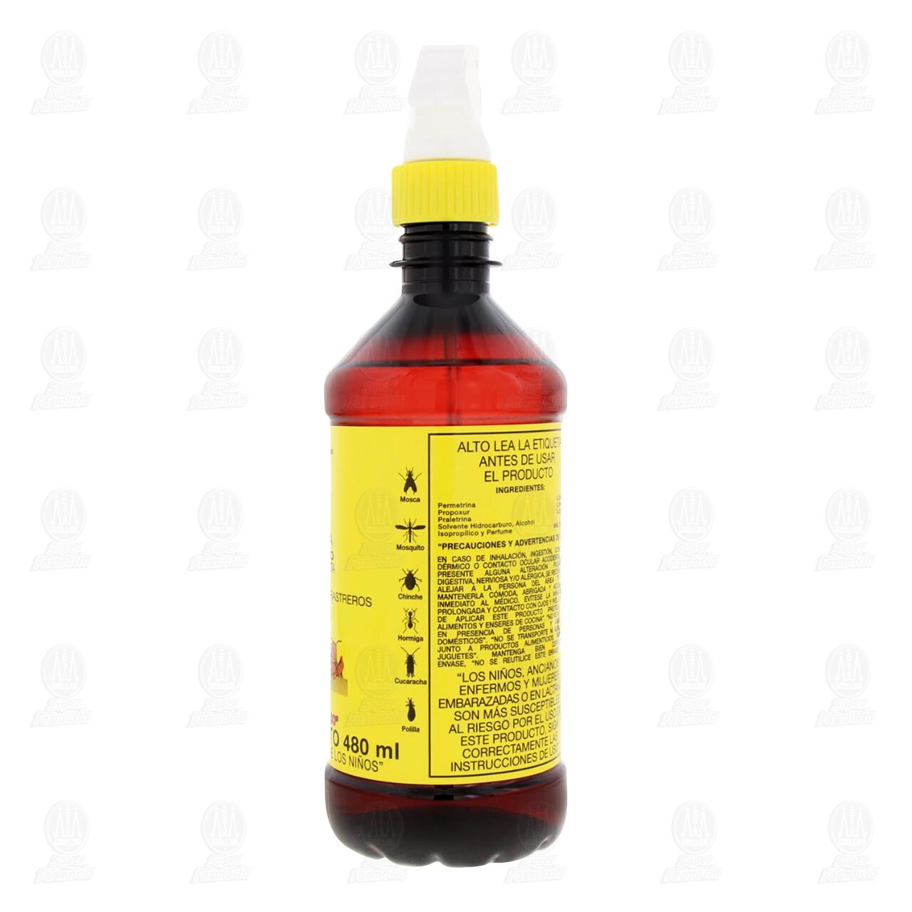 Insecticida Líquido H24 Doméstico Acción Inmediata, 480 ml. image number 2