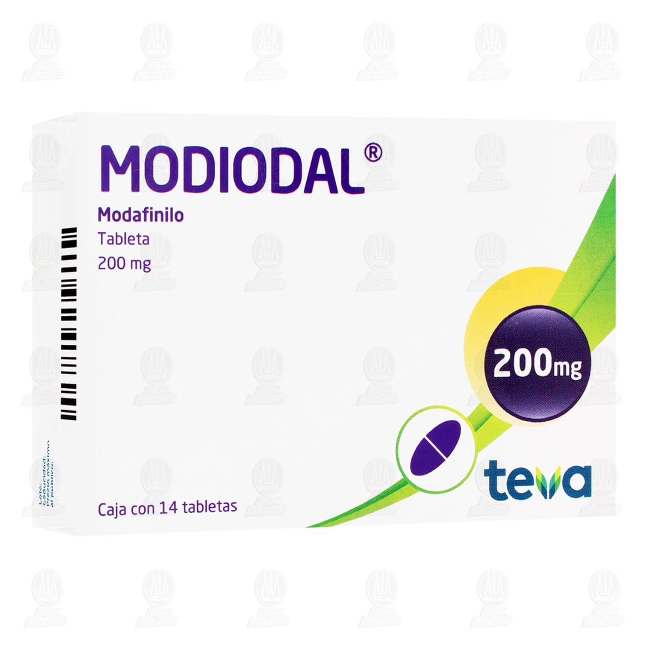 Imagen para Modiodal 200 mg, 14 Tabletas.