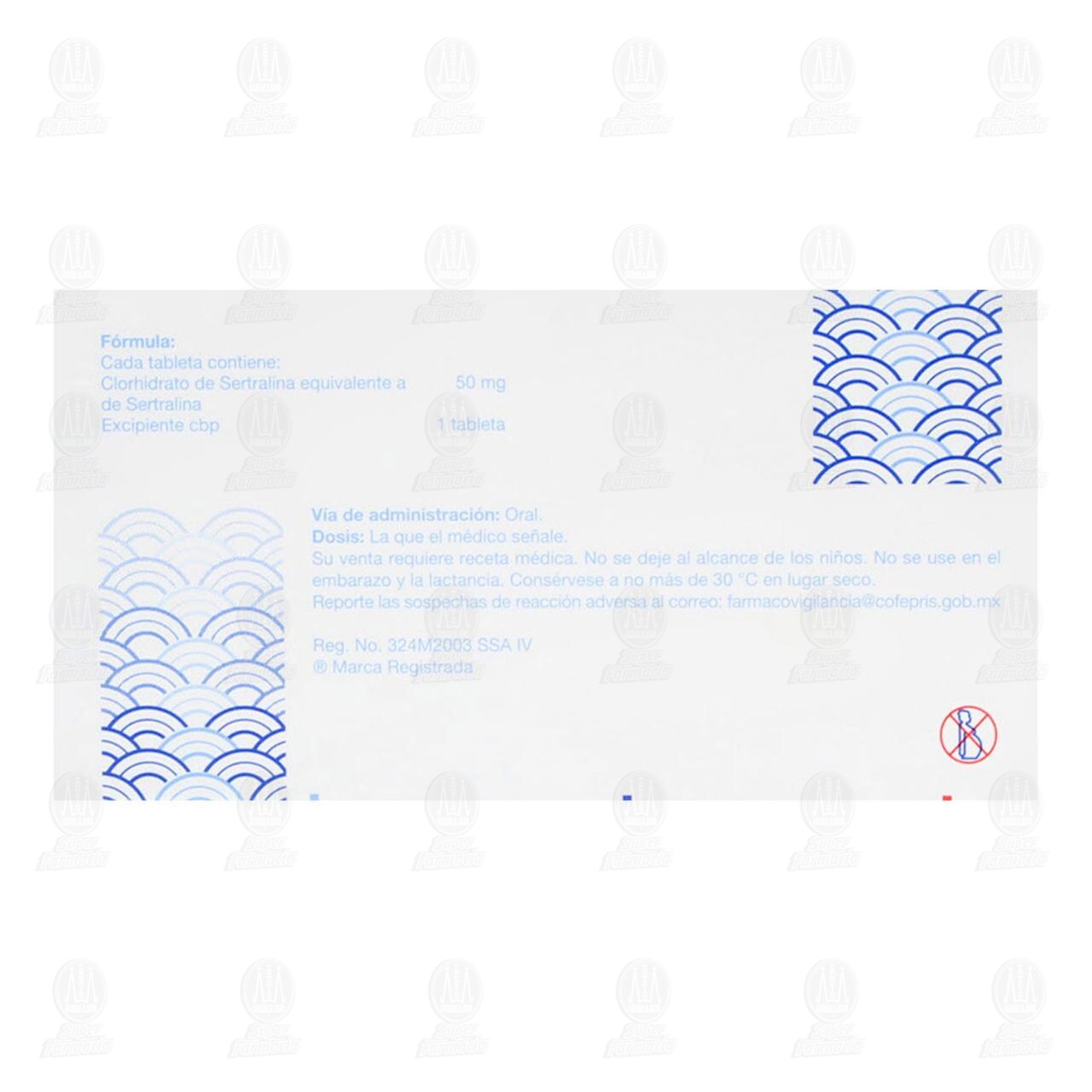 Sertex 50 mg, 14 Tabletas. image number 2